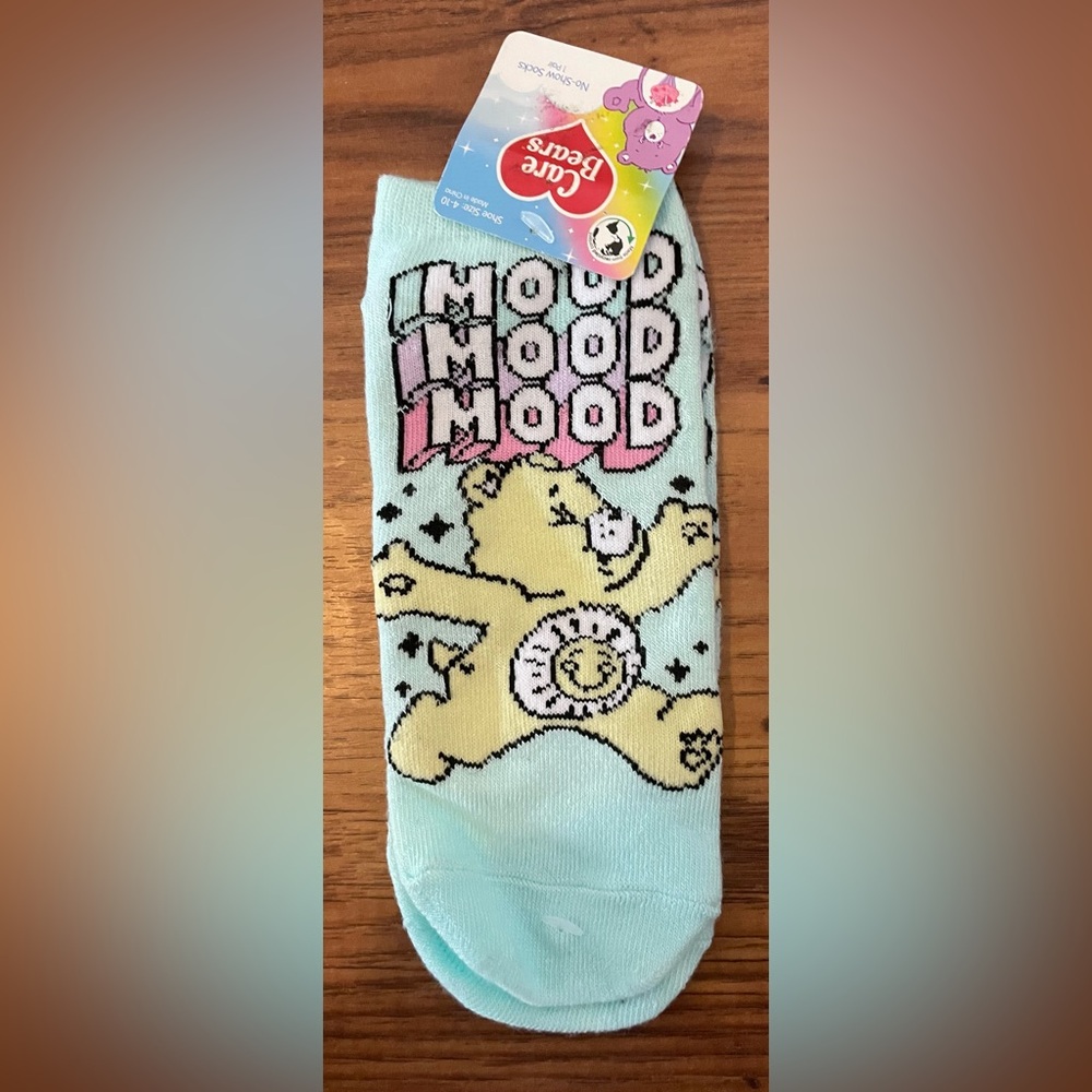 Care Bears Mood Crew Socks - Light Blue